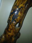 Unique Home Garden Decor Gorgeous Wood Grain Epoxy Resin Coated Art Handmade... — photo 1