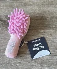 PrideBites Tangle Teezer Pink Plush Dog Toy Brush Parody  NWT