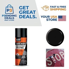 10 oz Anti Rust Vehicle Spray Paint in Flat B...