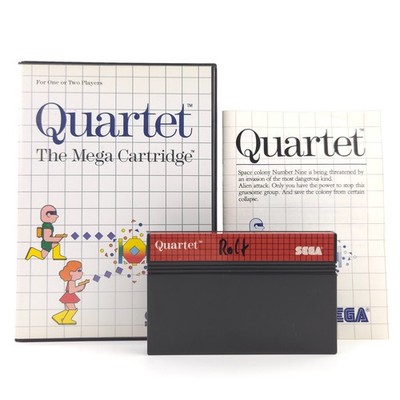 Sega Master System Spiel: Quartet The Mega Cartridge - MS OVP (PAL EUR) 1988