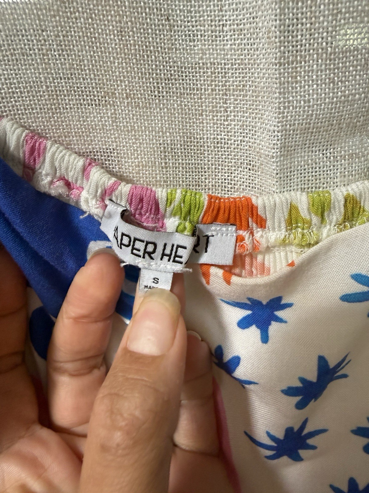 Paper Heart Patchwork Playful Boho Aesthetic Summ… - image 2