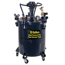 10 Gallon Pressure Feed Paint Pot Tank Spray Gun Sprayer Regulator Air Agitator 10 Gallon Pressure Feed Paint Pot Tank Spray Gun Sprayer Regulator Air Agitator