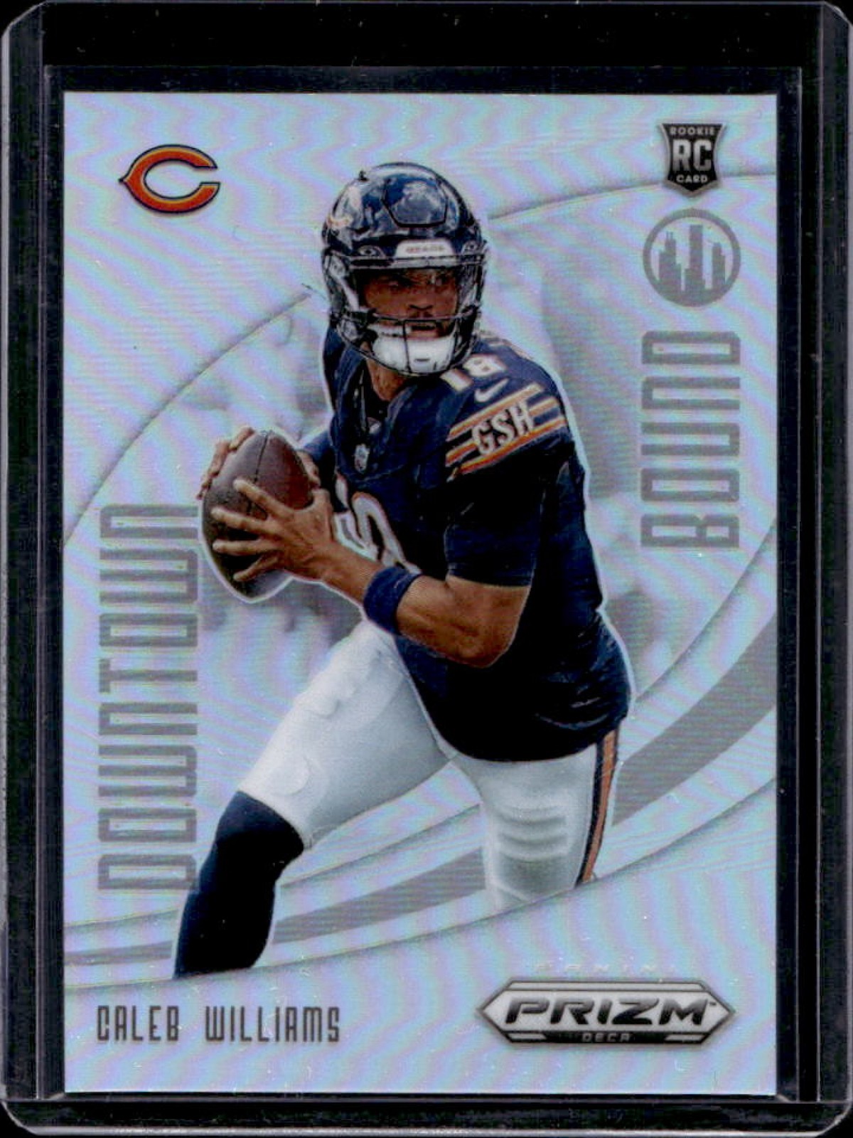 2024 Prizm Deca Caleb Williams Downtown Bound RC Silver Rookie #1 Bears