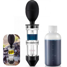 Dual Chamber Head Gasket Tester Kit with 8.5 Oz Testing Fluid