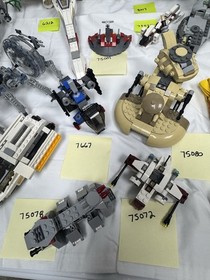 Vintage Lego Star Wars Lot 7672 6212 8017 75140 75048 7260 75090 4500 7133 4501