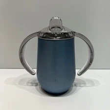 10 oz Kids Stainless Steel Sippy Cup With Handles Double Wall Insulated New 