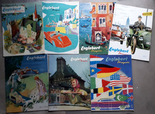 7x Magazin Prospekt original Oldtimer KFZ PKw Heft -  Englebert Magazin  50er Ja