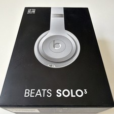 New - Beats Solo3 Wireless Bluetooth On-Ear Headphones - Silver - Free Shipping