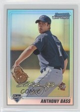2010 Bowman Chrome Prospects Refractor 139/500 Anthony Bass #BCP212 0w6
