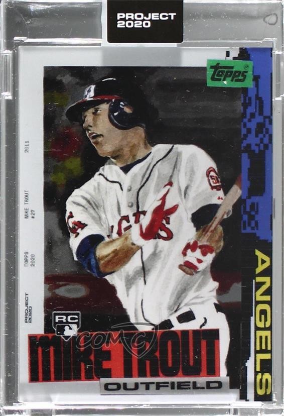 2020 Topps Project 2020 2011 Topps Update /33818 Mike Trout by Jacob Rochester