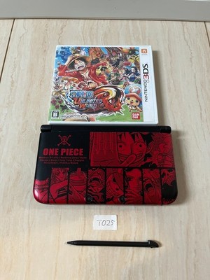 Nintendo 3DS LL XL console One Piece Unlimited World R model Luffy Red T025