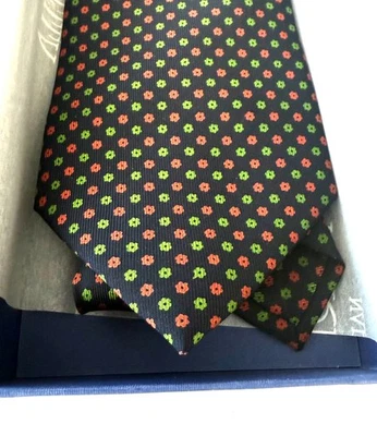 Marinella Napoli Cravatta Tie Krawatte Like New Granadine de Soie - Bild 1 von 4