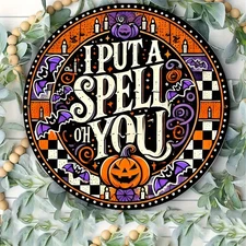 1 One 7.87 X7.87 Inch Aluminum Retro round Logo W/Art Works Designed as I Have C