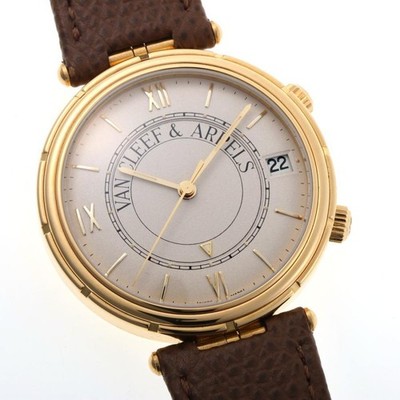 Van Cleef & Arpels Sport 1 MEMENTO Alarm 123.003 Hand Gelbgold Herrenuhr