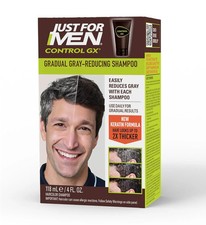 Just for Men Control GX Grey Reducing Shampoo 4oz Gradual Hair Color Treatment