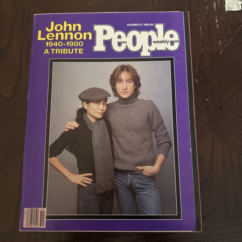 John Lennon People Magazine Newsweek Magazine December 22, 1980