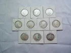 10 - 1967 CANADIAN SILVER HALF DOLLARS