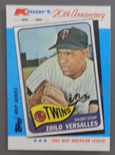 Zoilo Versalles Minnesota Twins K-MART 20th Anniversary 1965 AL MVP