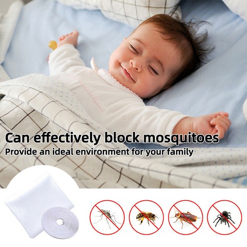 Anti-Mosquito Window Net Fly Insect Screen Door Mesh DIY Self-adhesive Useful - Picture 2 of 10