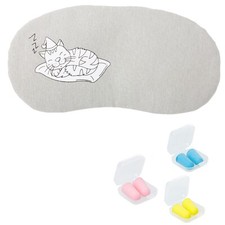 Image of New Cat Eye Sleep Mask & Reusable Soothing Hot/Cold Headache Relief Gel Mask UK