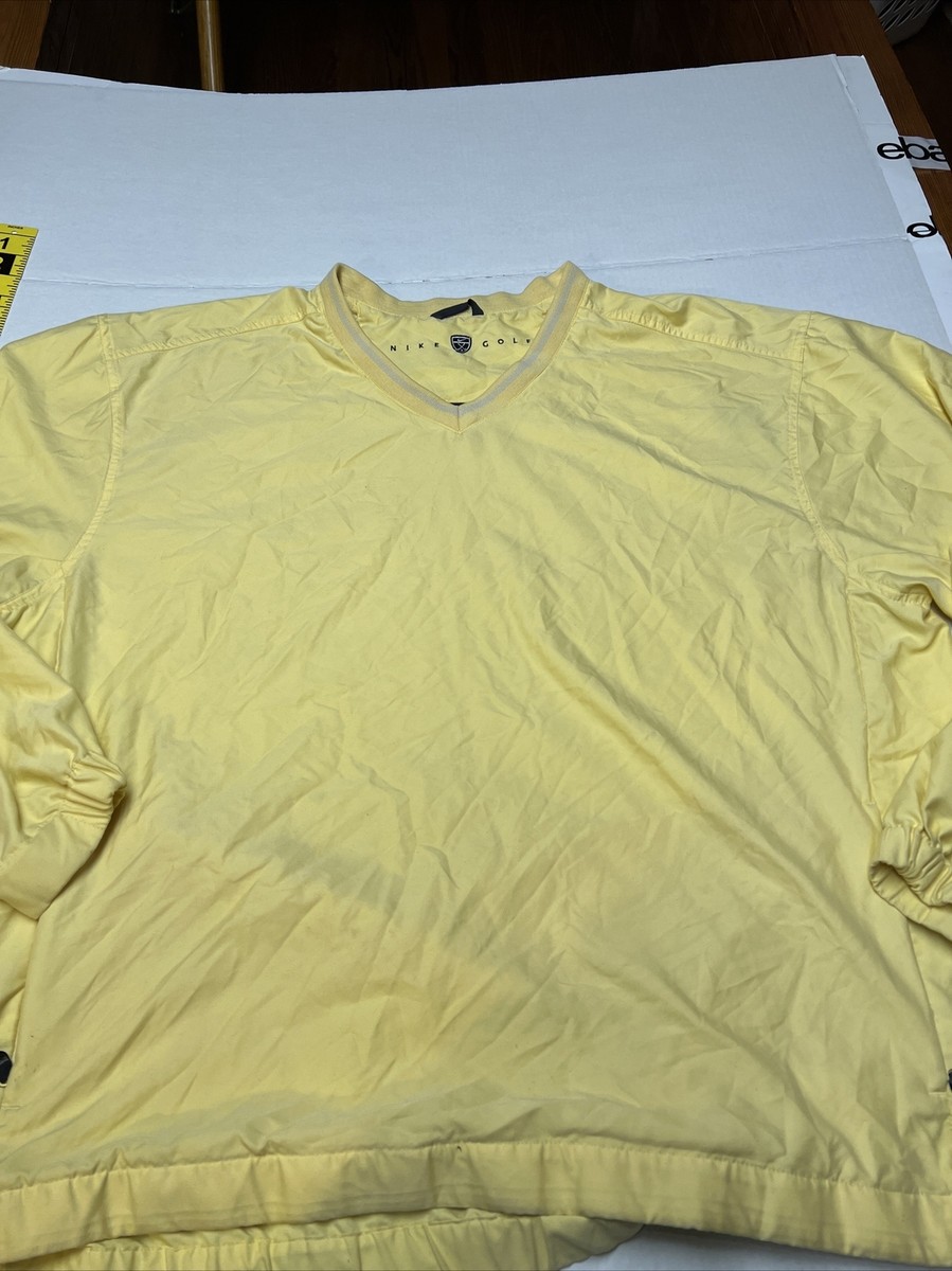 Nike Golf V Neck Pullover Windbreaker Men's XXL Tall Pockets