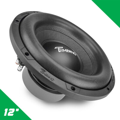TPT-T1000-12 D4 Timpano 12'' Subwoofer 1200 WATT MAX POWER DUAL 4 OHM CAR AUDIO