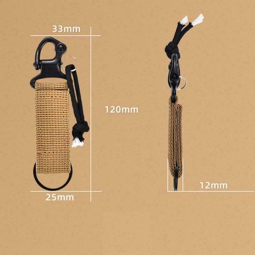 Tactical Camping Molle Key Ring Webbing Keychain Clip Carabiner Backpack Hook US - Picture 20 of 24