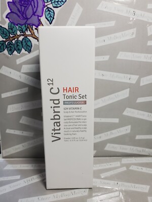 Vitabrid C12 HAIR Tonic Set EX  ＆Powder Amazon.com: Hair Scalp Tonic Professional- 12 hours Active Vitamin