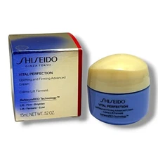 Shiseido Vital Perfection Uplifting and Firming Advanced Cream 15ml/.52oz. New