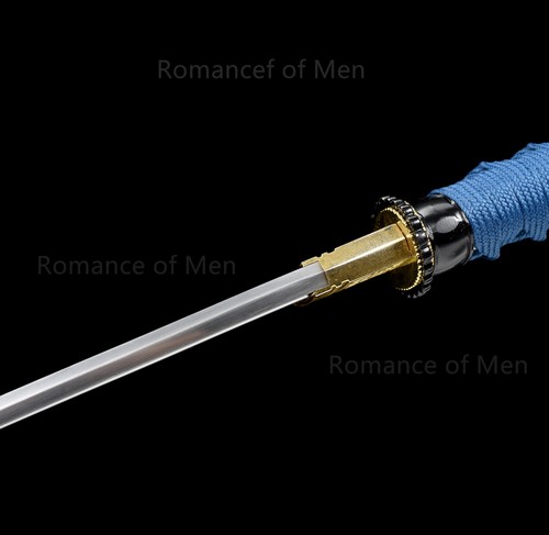 White 1060 Carbon Steel Handmade Ninja Sword Battle Ready Bo-Hi Full Tang Sharp - Picture 7 of 12