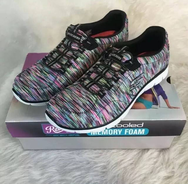 skechers air cooled memory foam relaxed fit womens