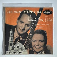 LES PAUL & MARY FORD "Vaya Con Dios"  50'S EP CAPITOL EAP 1-495