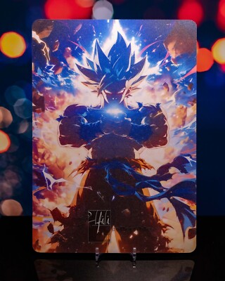 New Goku Dragon Ball Z Oversized 7''x10'' Premium B5 Collectible Art Boards Anime