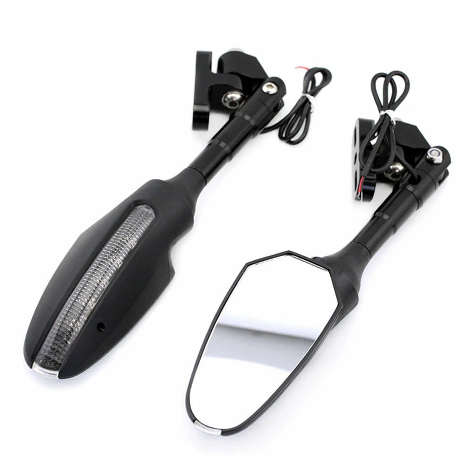 Espejos retrovisores LED para HONDA CBR 650F VFR 800F Interceptor 2014-2021 Foto 2 de 4