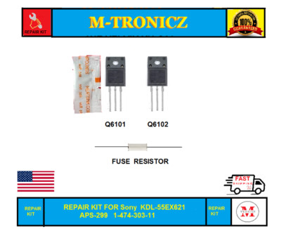 REPAIR KIT FOR SONY  KDL-55EX621  APS-299   1-474-303-11  POWER SUPPLY