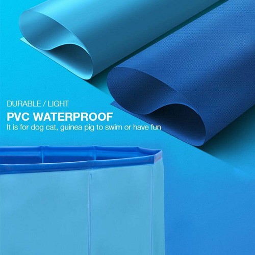 PROFI FALTBARER HUNDEPOOL DOGGY POOL KINDER SWIMMINGPOOL HUNDEBAD Ø80/120/160 CM - Bild 12 von 13