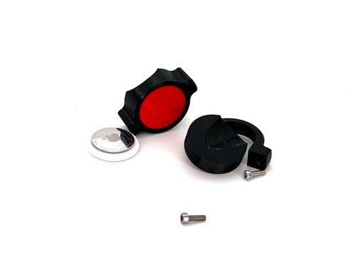 Apple AirTag Fahrradhalterung mit Reflektor | Apple AirTag Bicycle mount - Photo 5/9