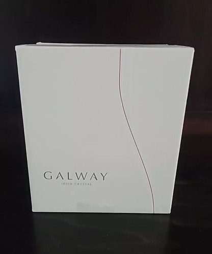 Galway Irish Crystal Galway Signed Red Wine 7” Glasses Set of 4 w/Box Ireland - Picture 3 of 4