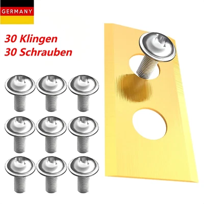 MARKENLOS 30er Titan Ersatz Messer Klingen Set für Worx Landroid Mähroboter Ersatzklingen