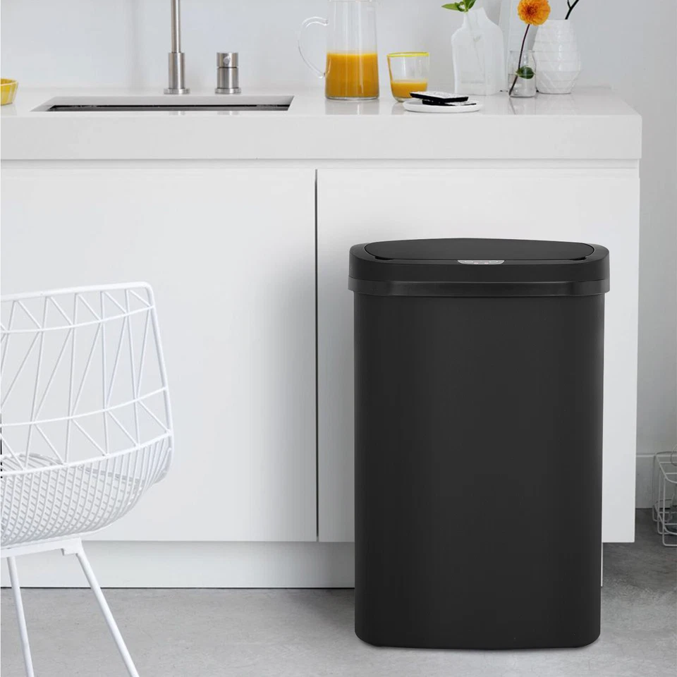 13 Gallon Trash Can Kitchen Trash Can Automatic Garbage Can with Lid Touch Free - Image 2 of 4