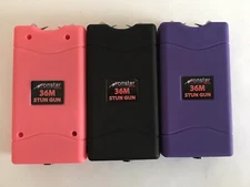 (3)Rechargeable Stun Gun with LED Light - Free Taser Holster ，USA seller！