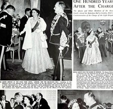 The Queen Balaclava Ball Royal Family 1954 Article From Sphere UK Import DWII3