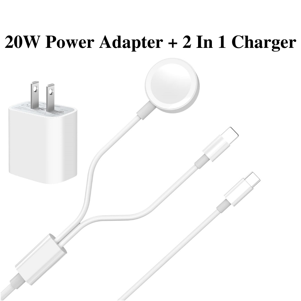 Lightning Cable Apple Watch Power Brick USB C Adapter Magnetic