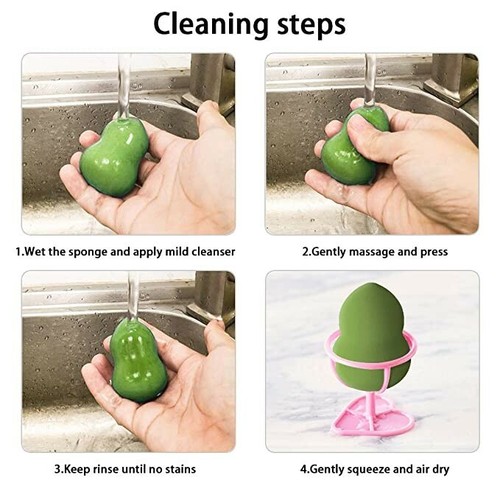 6 Pcs Makeup Blender Beauty Sponge Set - Multi-color - Bild 6 von 7