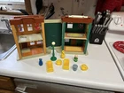 Vintage Fisher Price Little People Play Family Sesame Street House.