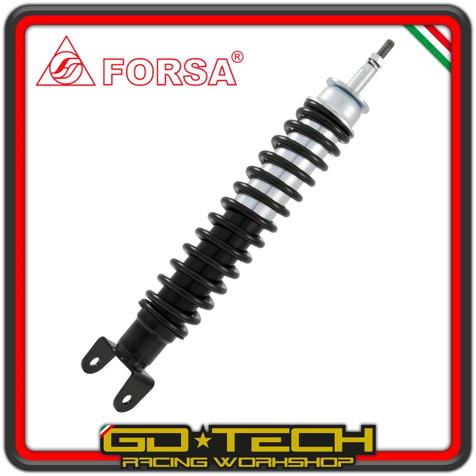 KIT AMMORTIZZATORI FORSA ANTERIORE REGOLABILE POSTERIORE VESPA PK 50 S SS XL XLS - Immagine 2 di 4