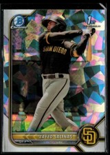 2022 Bowman Chrome Atomic Refractor #BCP-122 Zayed Salinas *1st Bowman* RC