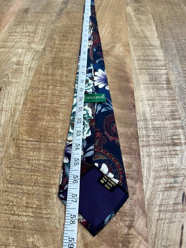 Corbata de cuello floral 100 % seda Sinsabang para hombre hecha en Corea - Imagen 5 de 5