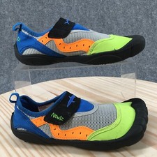 Newtz Shoes Youth Child 2-3 Water Sneakers Comfort Fabric Multicolor Hook  Loop