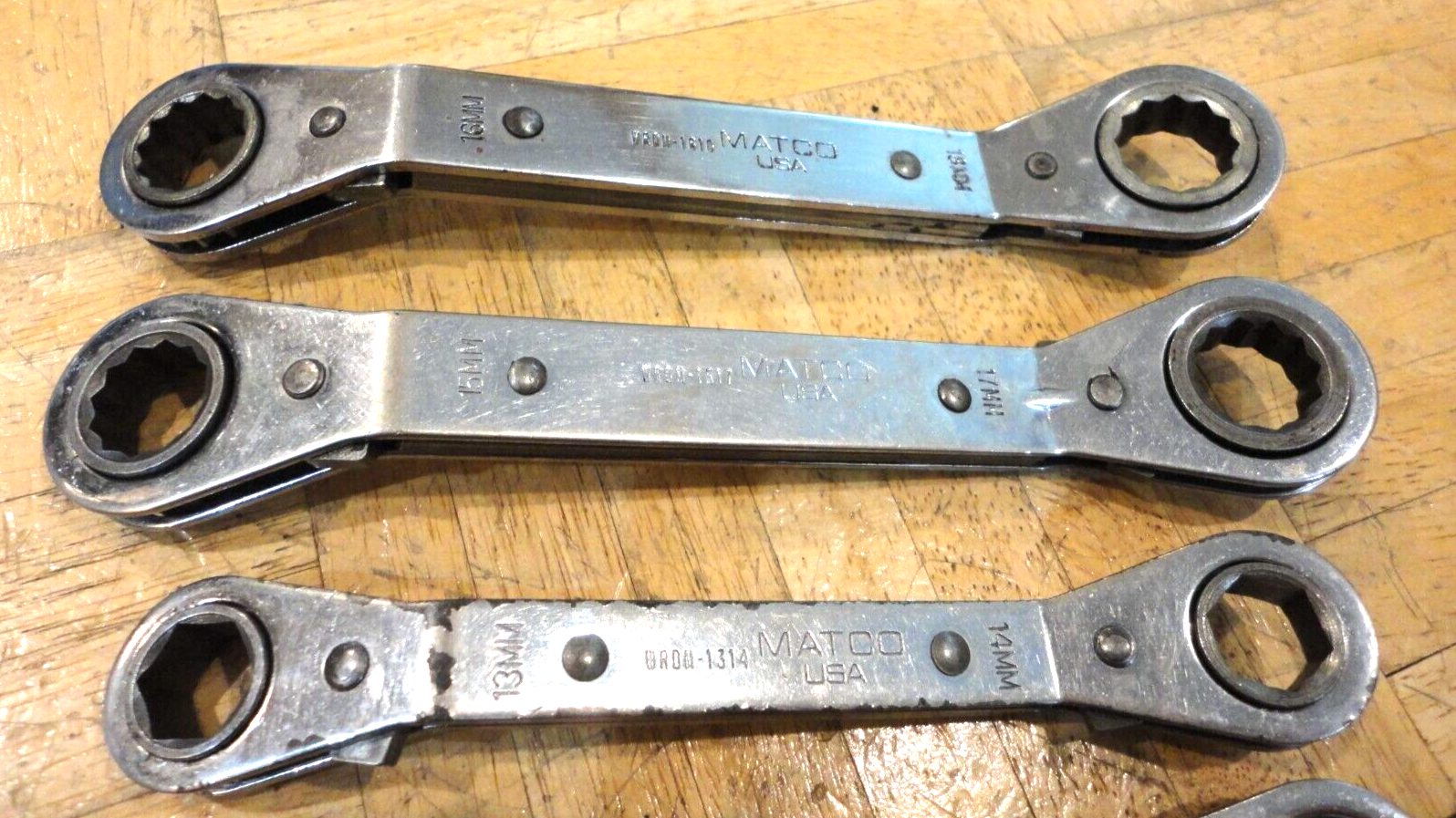 MATCO TOOLS 5 PIECE METRIC RATCHETING BOX END OFFSET WRENCHES | eBay
